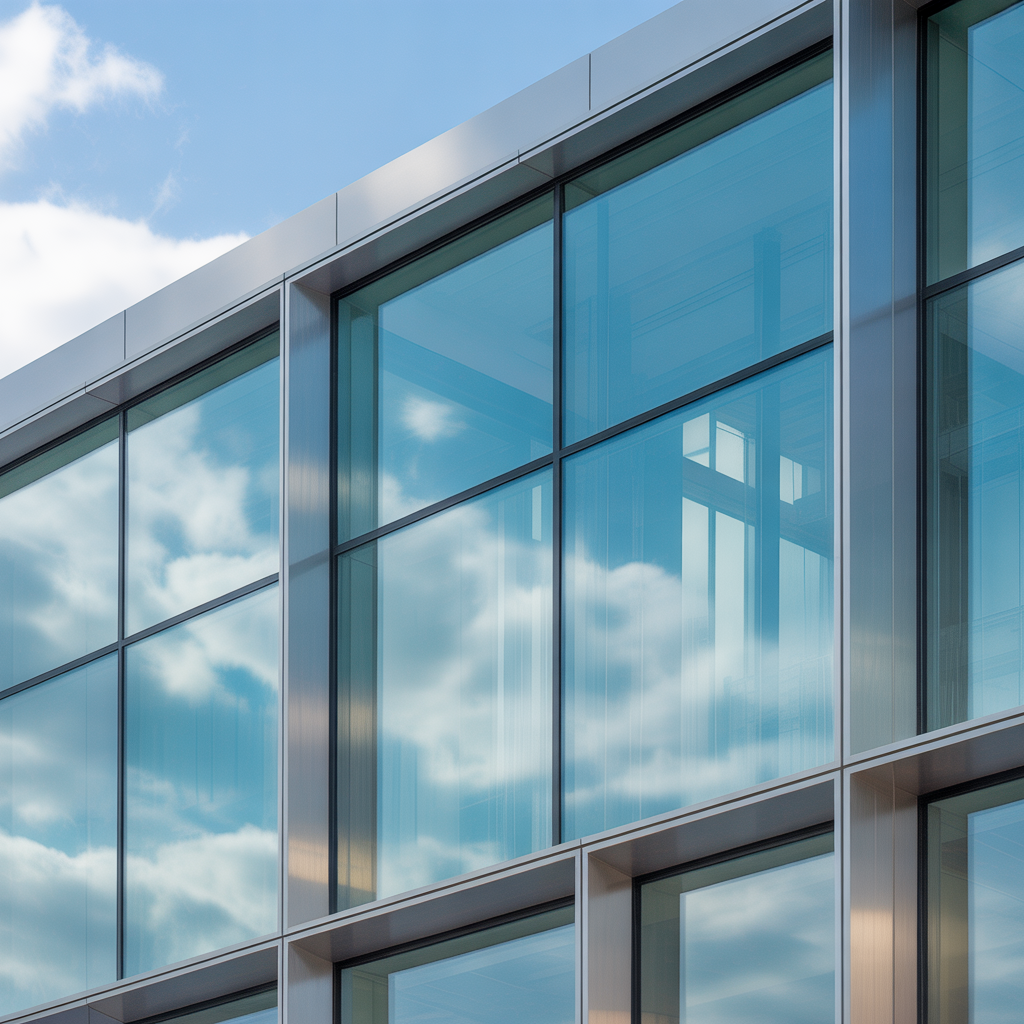 Commercial building in Monmouth County with new, energy-efficient windows.