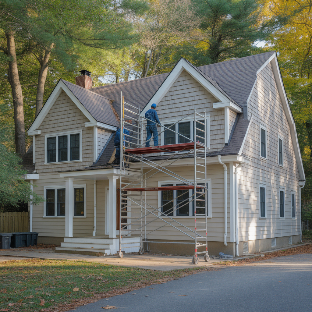 Siding replacement scheduled for fall at a Howell Township, NJ home.