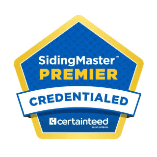 CertainTeed SidingMaster PREMIER Credentialed badge