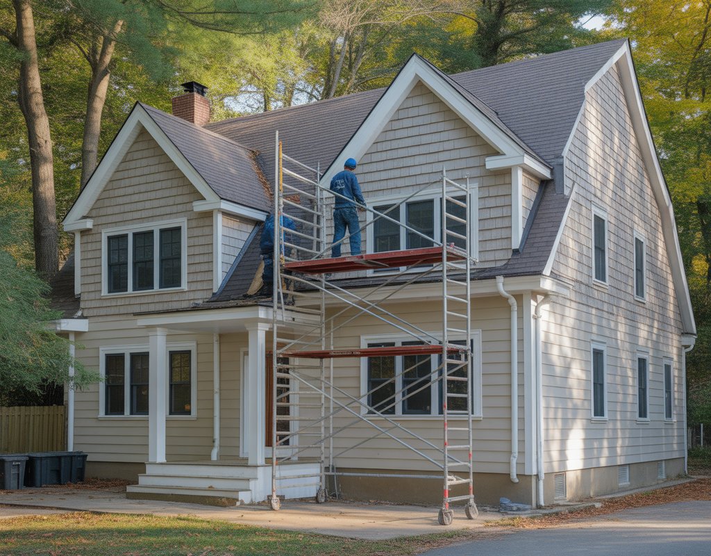 Siding replacement scheduled for fall at a Howell Township, NJ home.